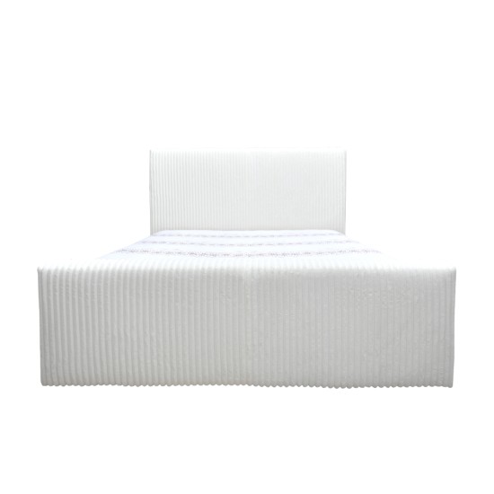 Pat tapitat AMOS NEW 5.0 cu somiera rabatabila si spatiu de depozitare