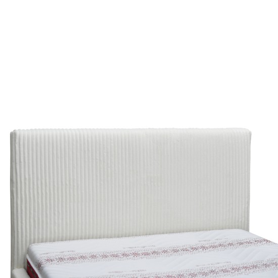 Pat tapitat AMOS NEW 5.0 cu somiera rabatabila si spatiu de depozitare